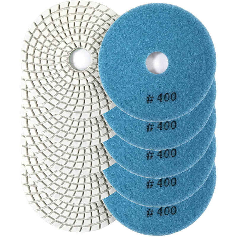 10 pcs  Diamond Polishing Pads (50 to 3000 Grit )for Concrete,Granite,Marble,Rock and Ceramic Tile Polishing